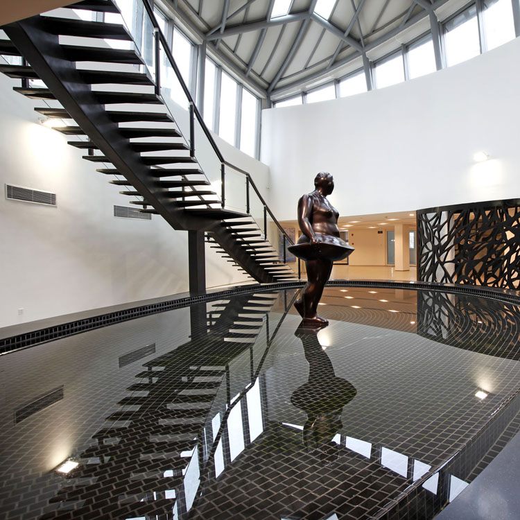 Powder coated black mono staircase