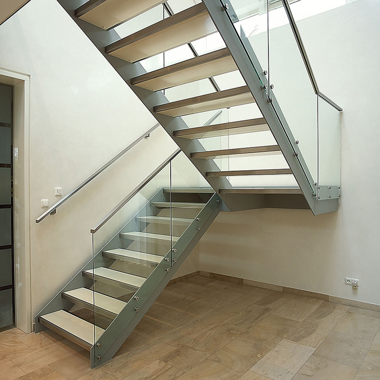 double stringer timber staircase