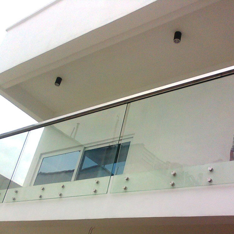 balcony frameless glass balustrade