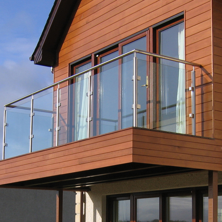 balcony glass railing