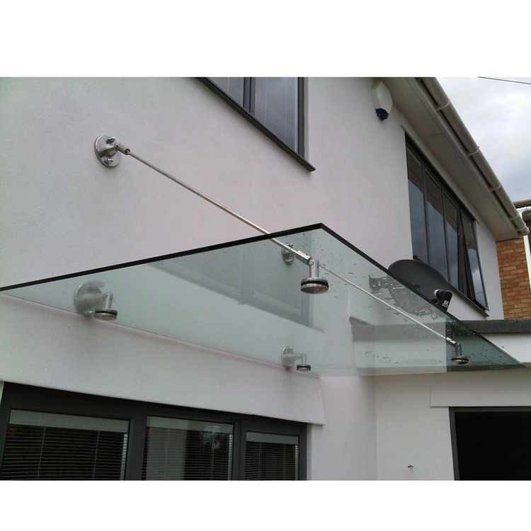 frameless glass canopy